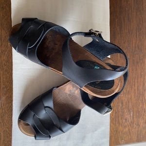 Lotta from Stockholm Peep Toe Clogs